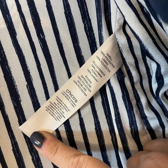 Floral kimono cardigan, Chico’s size 2 - Picture 9 of 10